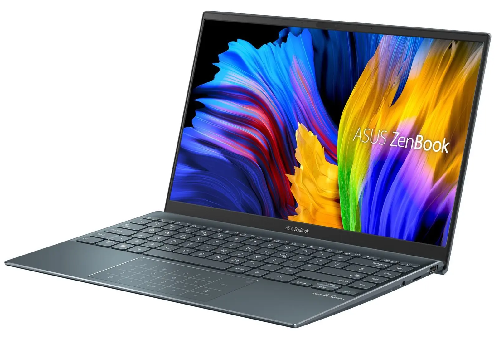 Laptop Asus Zenbook UM425QA AMD Ryzen 7 5800H 16GB DDR4/512GB SSD (Pine Grey)