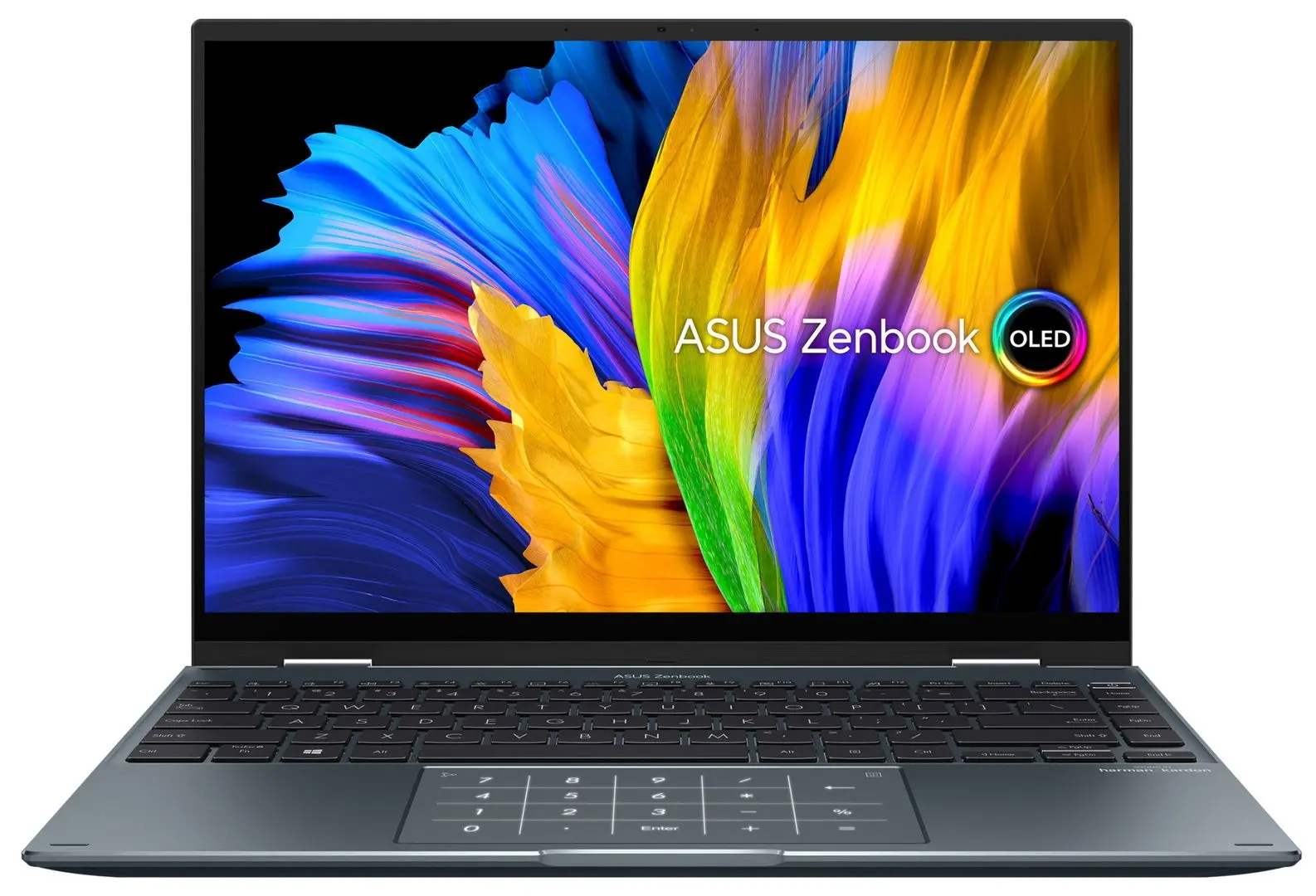 Ноутбук Zenbook 14 Flip OLED UP5401EA Core i5-1135G7 8GB DDR4/256GB SSD (Pine Grey)