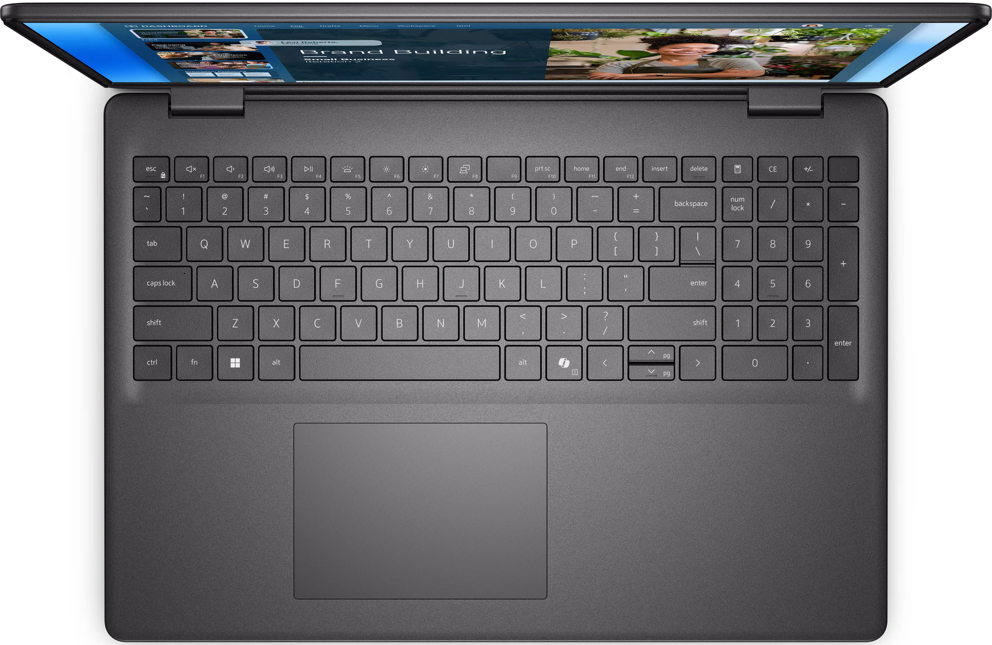 Ноутбук Dell 16 DC16250 Intel Core 5 120U 16GB/512GB Linux Ubuntu (Carbon Black)