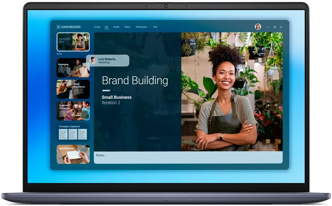 Ноутбук Dell 16 DC16251 Core 7 150U 16GB/1TB W11P (Midnight Blue)