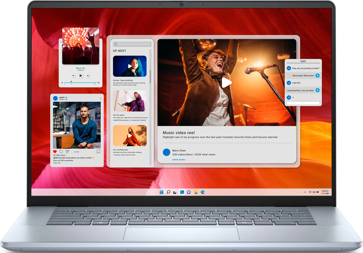 Ноутбук Dell 16 Plus Intel Core Ultra 7 256V 32GB LPDDR5X/512GB SSD W11Pro (Ice Blue)