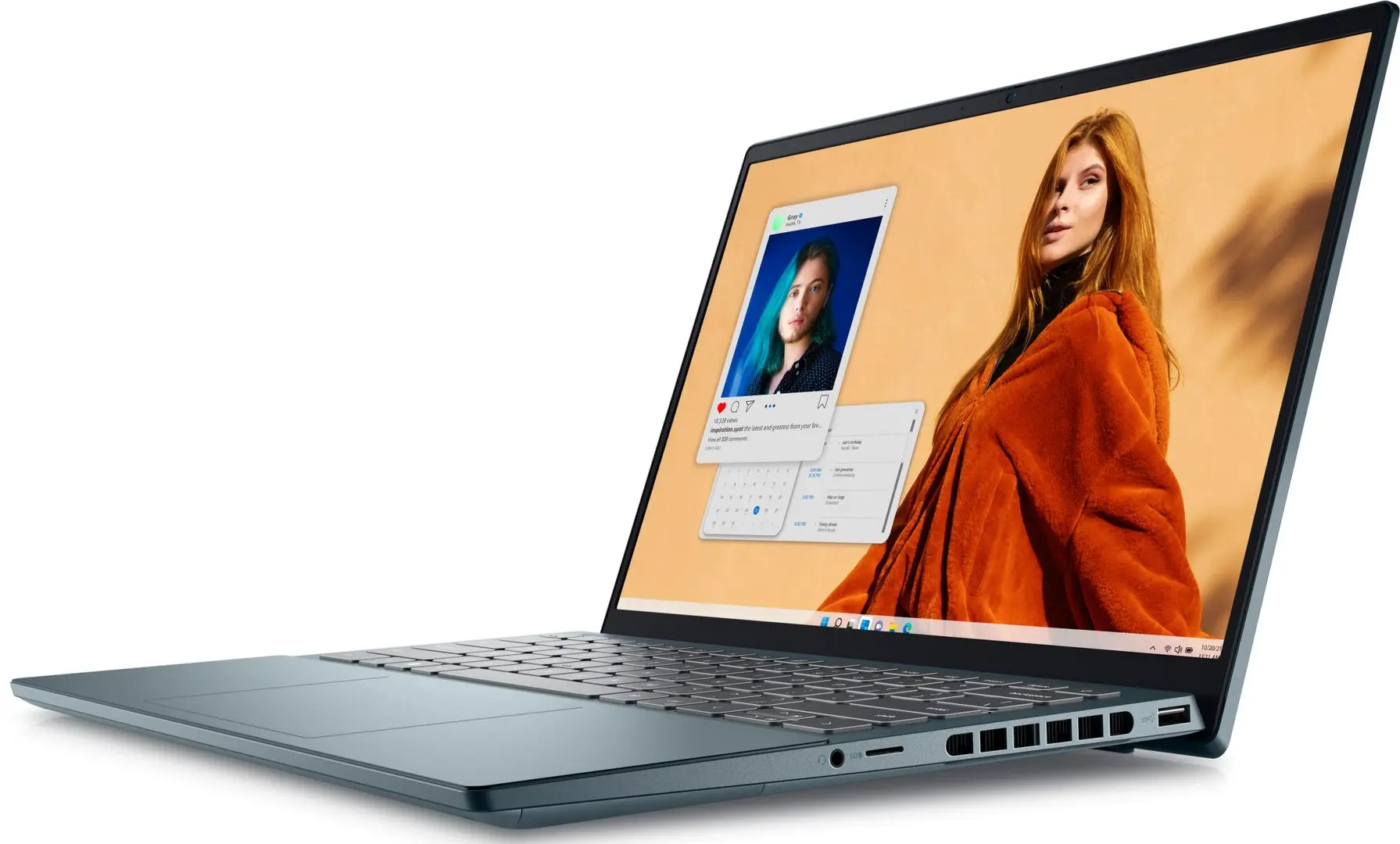 Laptop Dell Inspiron 14 7420 Intel Core i5-12500H 16GB DDR4/512GB SSD (Dark Green)