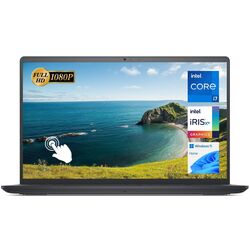 Laptop Dell Inspiron 3511 Intel Core i7-1165G7 16GB DDR4/512GB SSD W11 Pro (Black) Thumb