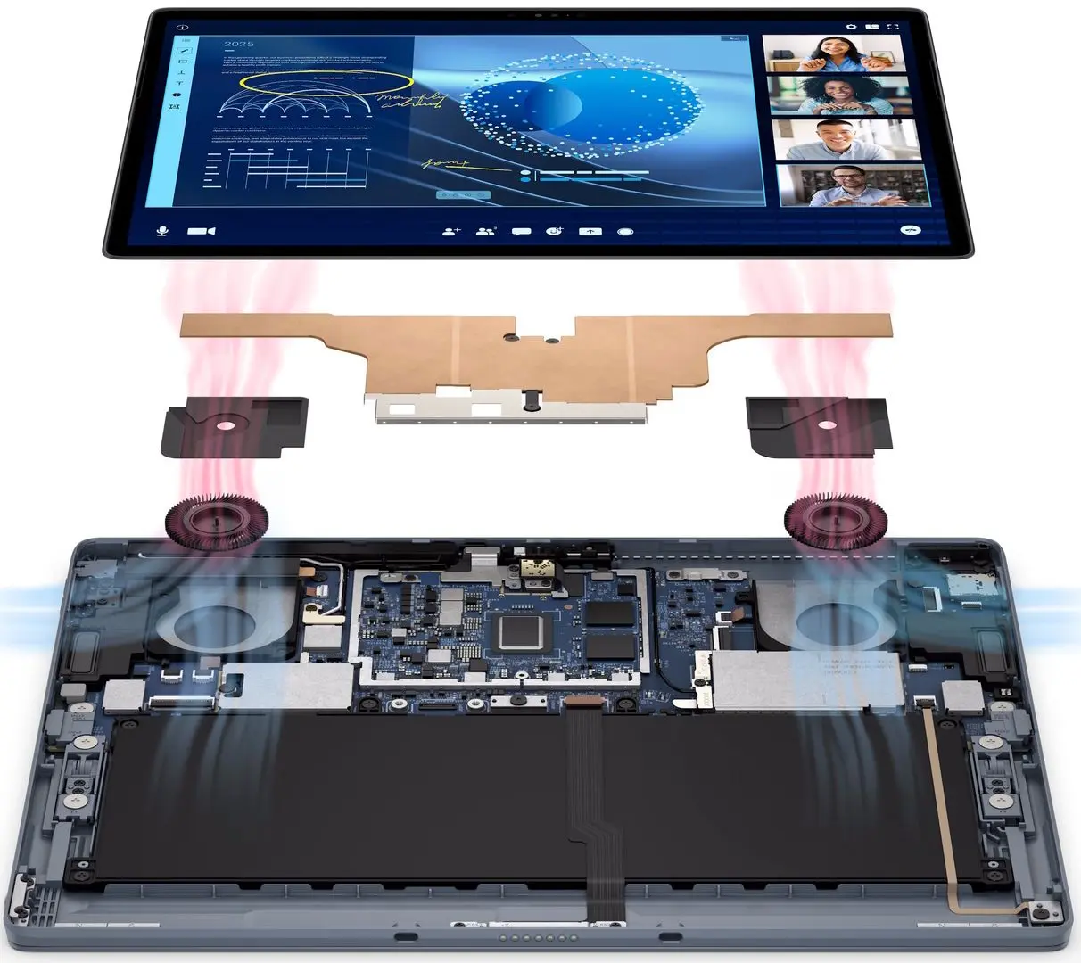 Ноутбук Dell Latitude 7350 Detachable Intel Core Ultra 7 164U 16GB LPDDR5x/512GB SSD (Gray)