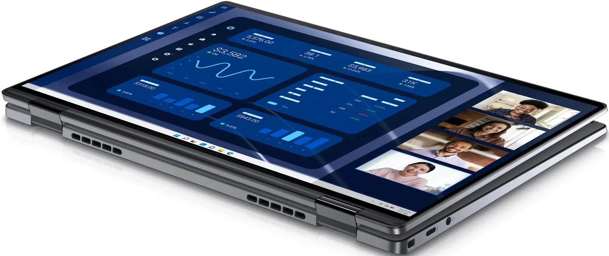 Laptop Dell Latitude 9450 2in1 Intel Core Ultra U7 165U 32GB DDR5/1TB SSD W11Pro (Grey)