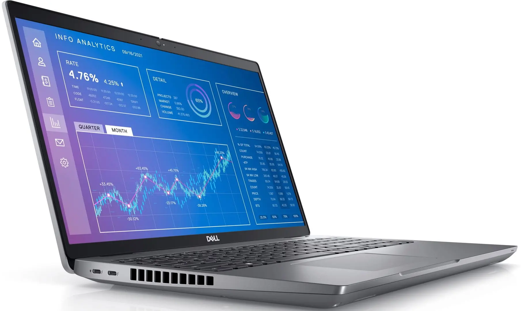 Ноутбук Dell Precision 3570 Intel Core i7-1255U 16GB DDR4/1TB SSD (Grey)