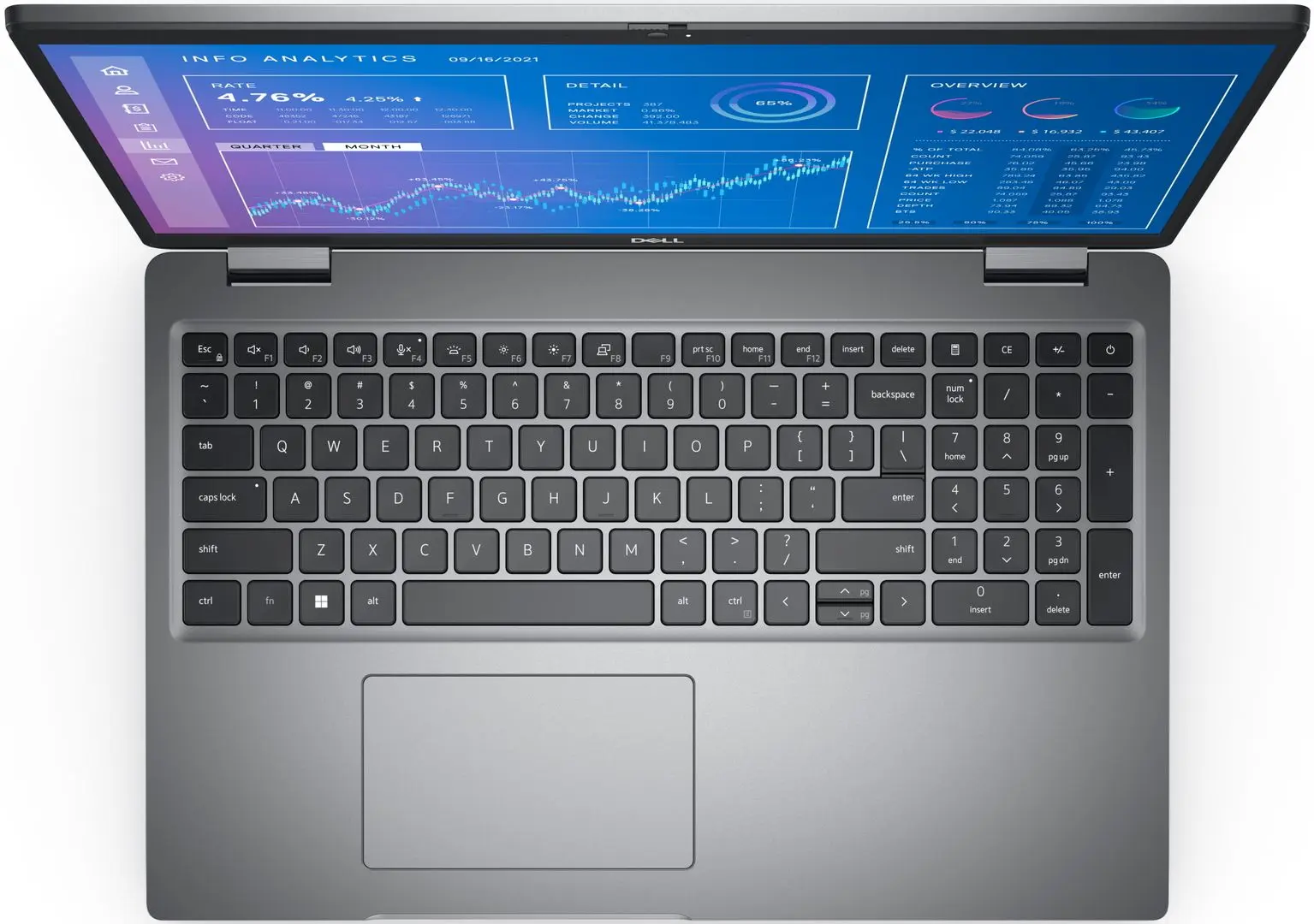 Laptop Dell Precision 3571 Intel Core i7-12700H 32GB DDR5/512GB SSD RTXA1000  W11Pro IR (Gray)