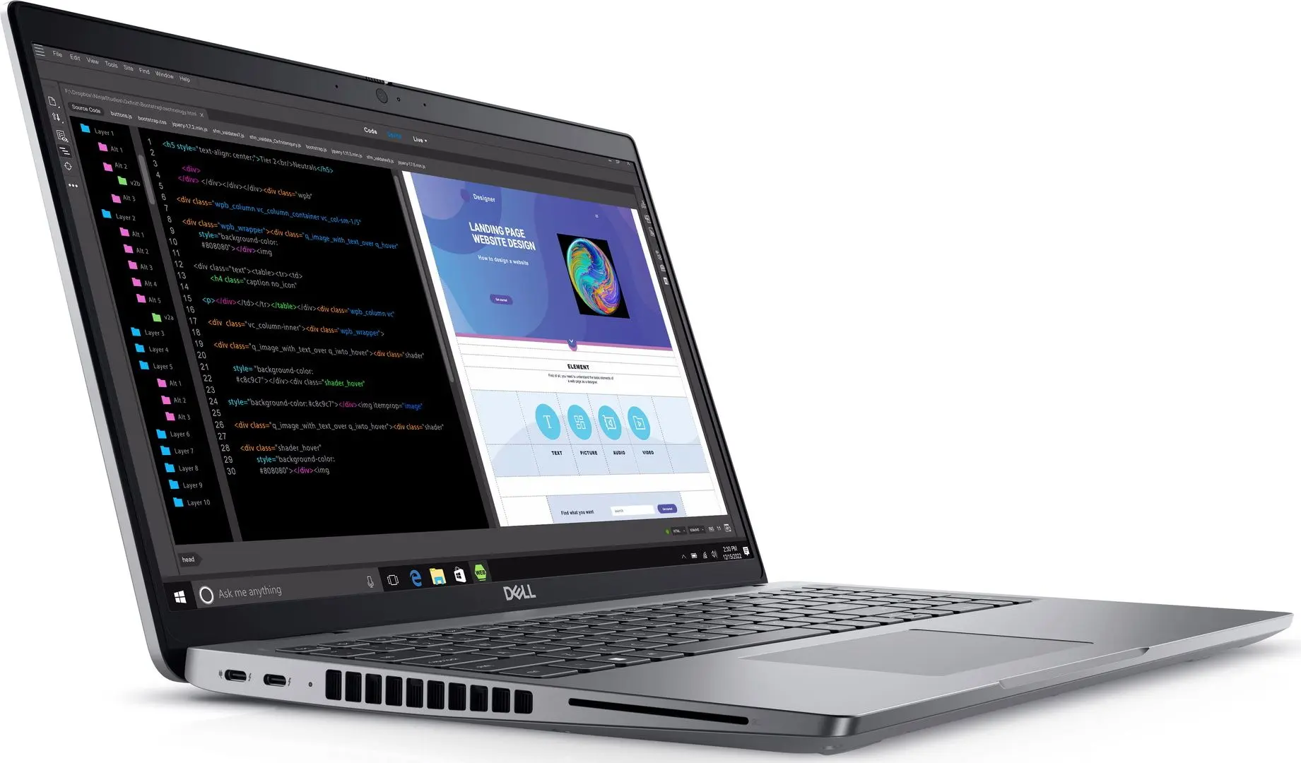 Laptop Dell Precision 3580 Intel Core i7-1360P 16GB DDR5/512GB SSD W11P (Grey)