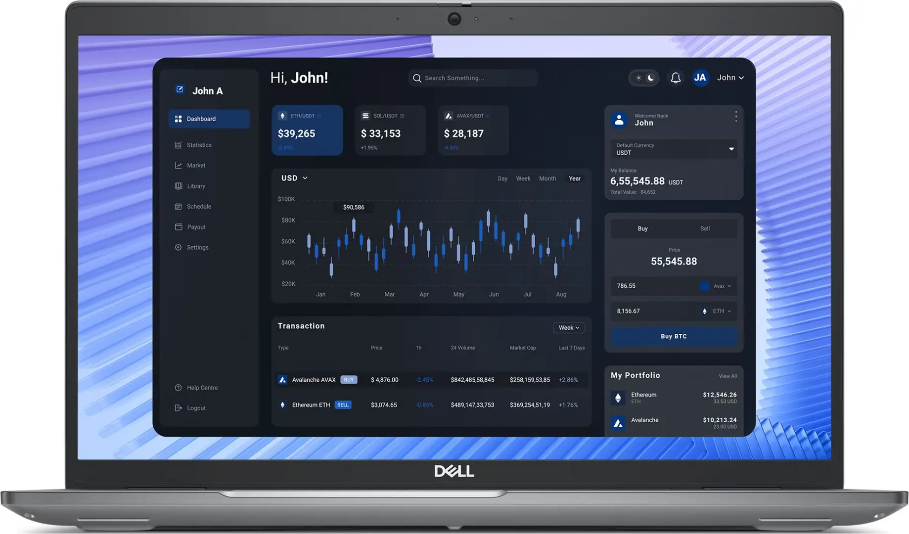 Laptop Dell Precision 3590 Intel Core Ultra 7 155H 2x16GB DDR5/512GB SSD W11Pro (Gray)