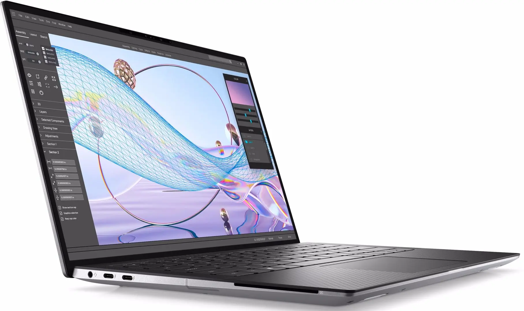 Laptop Dell Precision 5470 Intel Core i7-12800H 16GB DDR4/512GB SSD (Grey)