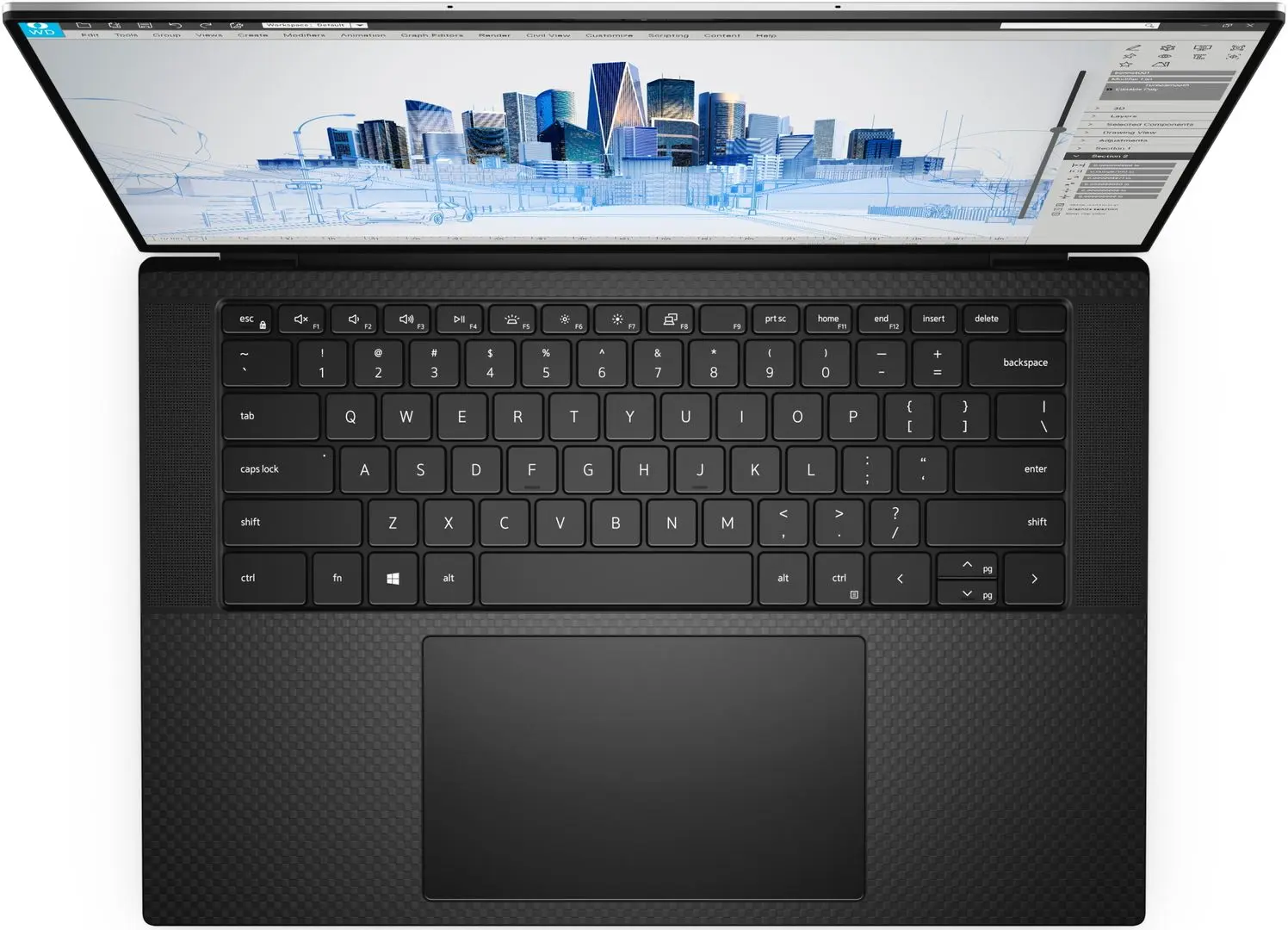 Laptop Dell Precision 5560 Touch Intel Core i7-11850H 32GB DDR4/1TB SSD RTXA2000 W11Pro (Gray/Black)