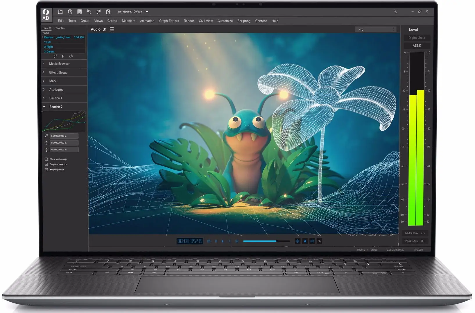 Laptop Dell Precision 5570 Intel Core i9-12900H 32GB DDR4/1TB SSD (Titan Grey)