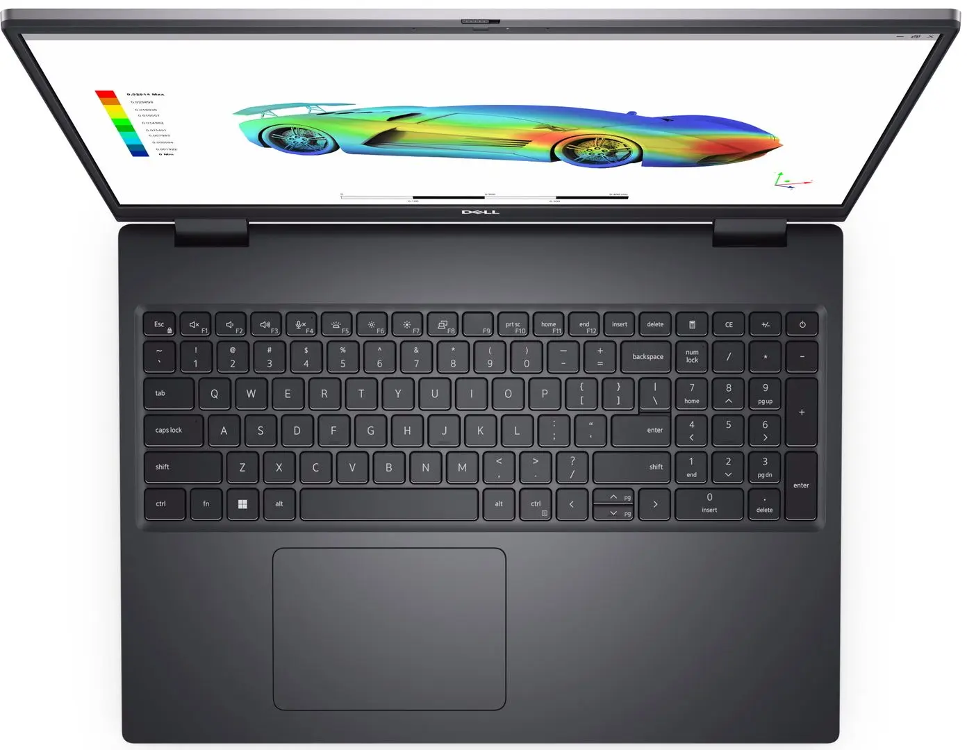 Laptop Dell Precision 7670 Intel Core i7-12850HX 16GB DDR4/512GB SSD RTXA1000 (Dark Grey)