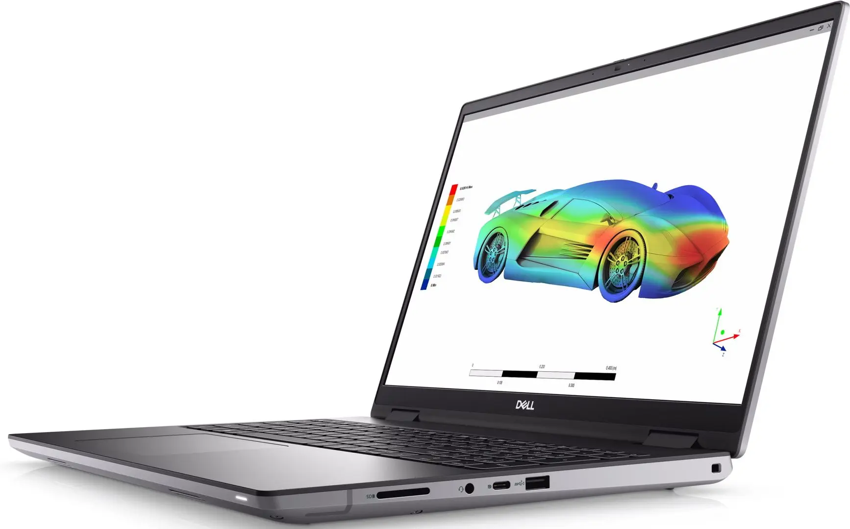 Laptop Dell Precision 7670 Workstation Intel Core i7-12850HX 32GB DDR4/1TB SSD W10P RTX A3000 (Titan Grey)