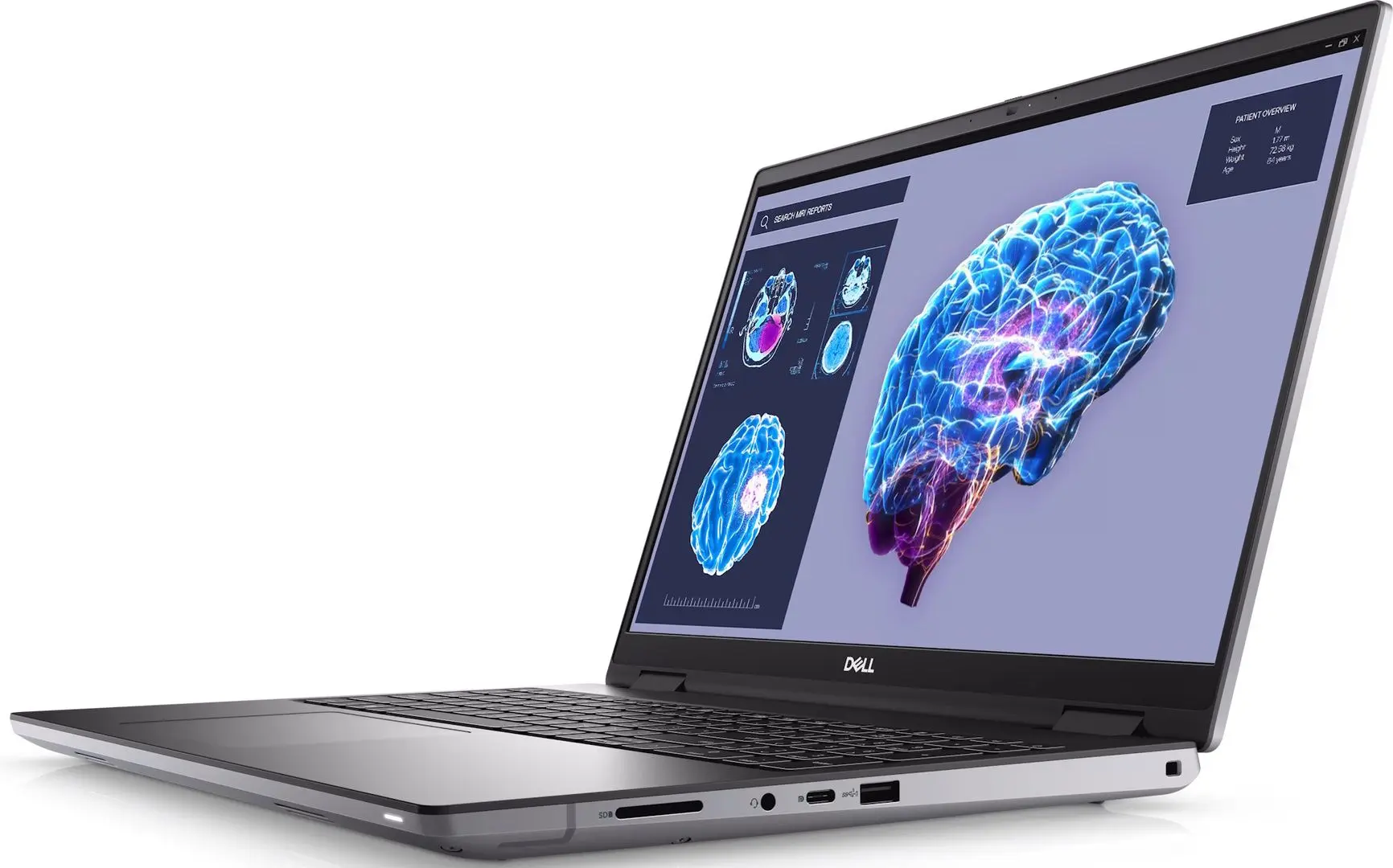 Laptop Dell Precision 7680 Workstation Intel Core i9-13950HX 32GB DDR5/1TB SSD (Gray)