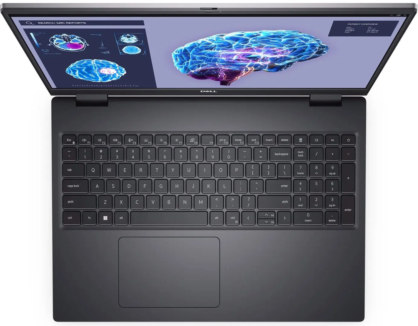 Laptop Dell Precision 7680 Workstation Intel Core i9-13950HX 32GB DDR5/1TB SSD (Gray)