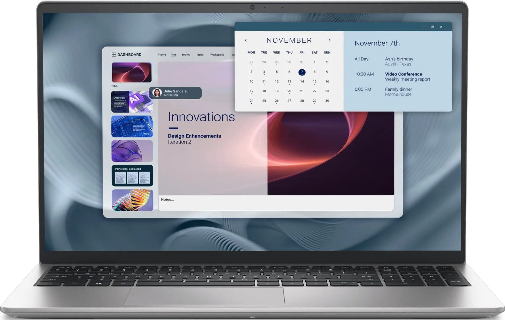 Laptop Dell Pro 15 Essential PV15250 Core i5-1334U 16GB/1TB Linux Ubuntu (Platinum Silver)