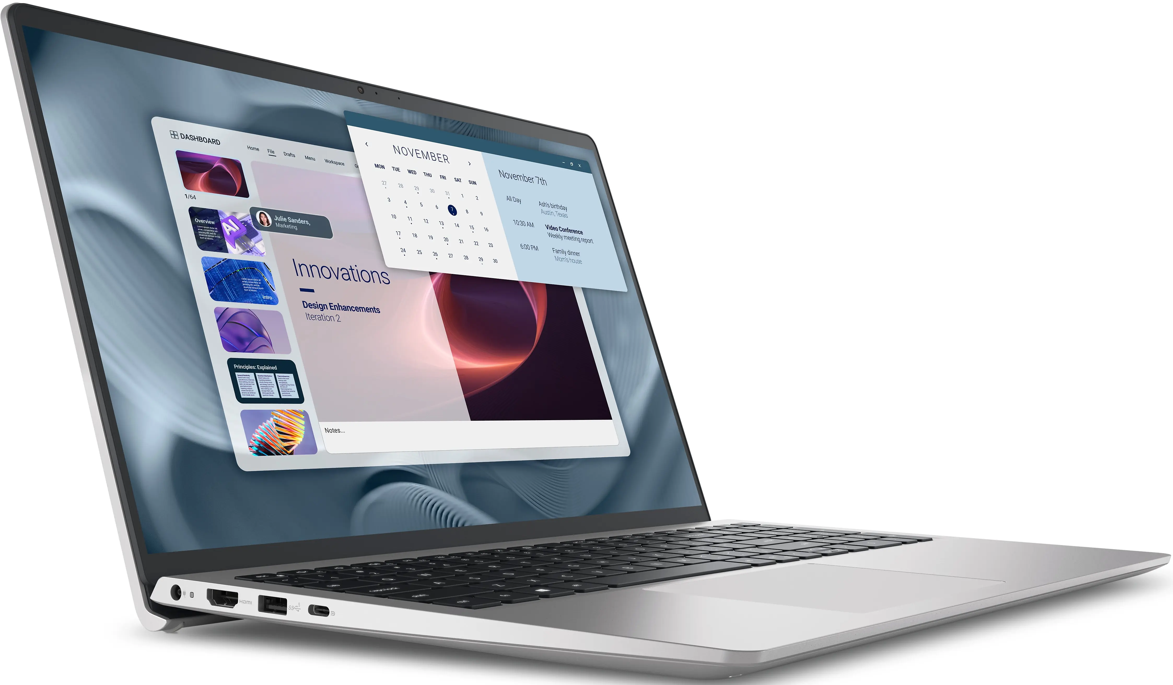 Ноутбук Dell Pro 15 Essential PV15250 i5-1334U 16GB/1TB W11P (Platinum Silver) - 3