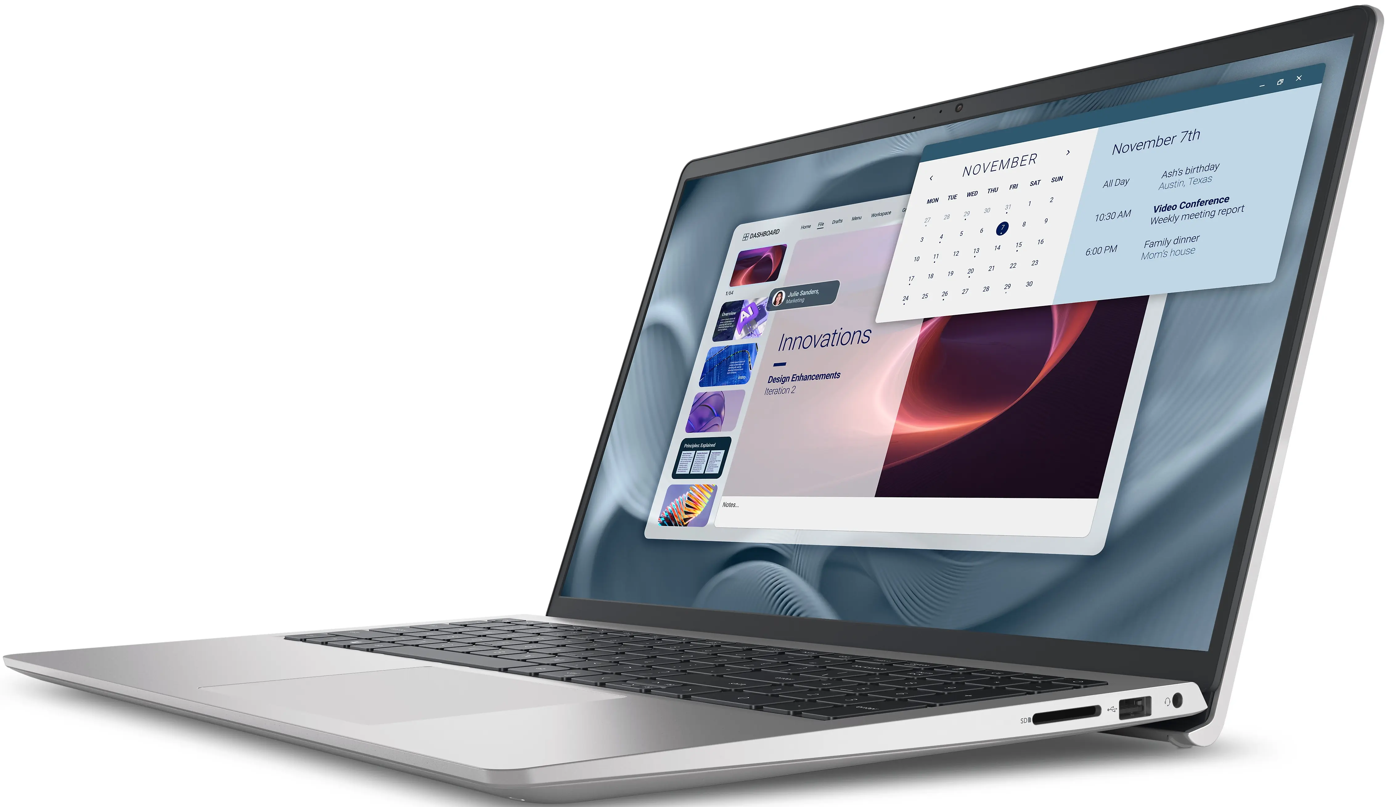 Ноутбук Dell Pro 15 Essential PV15250 i5-1334U 16GB/1TB W11P (Platinum Silver) - 4