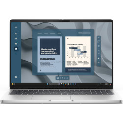 Laptop Dell Pro 16 AMD Ryzen AI 7 350 1x16GB DDR5/512GB SSD W11Pro (Platinum Silver)