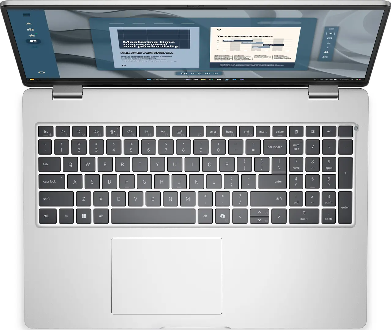 Laptop Dell Pro 16 AMD Ryzen AI 7 350 1x16GB DDR5/512GB SSD W11Pro (Platinum Silver) - 4