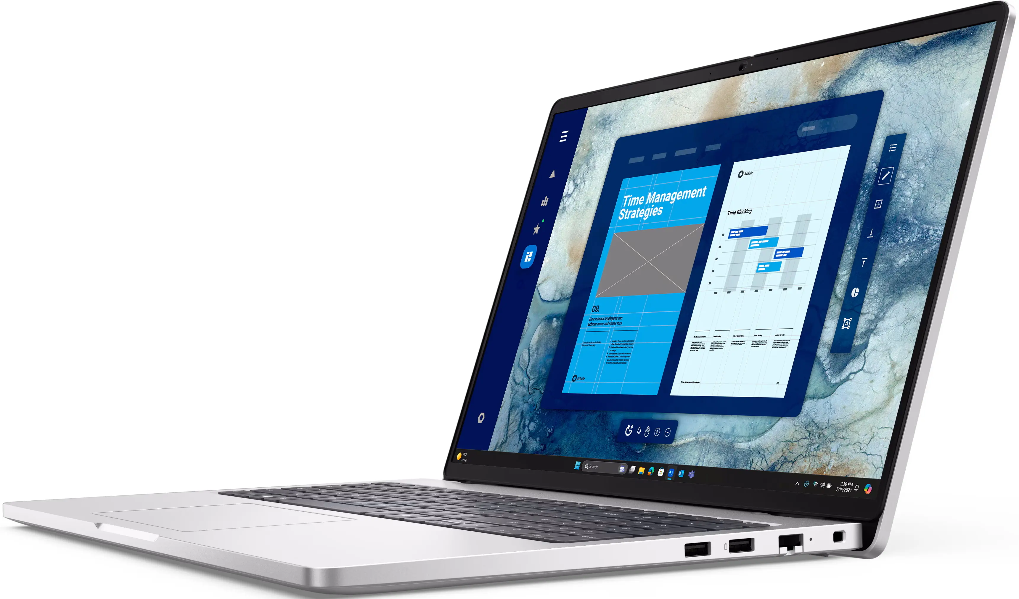 Laptop Dell Pro 16 PC16250 Ultra 7 255U 32GB/1TB W11P (Platinum Silver)