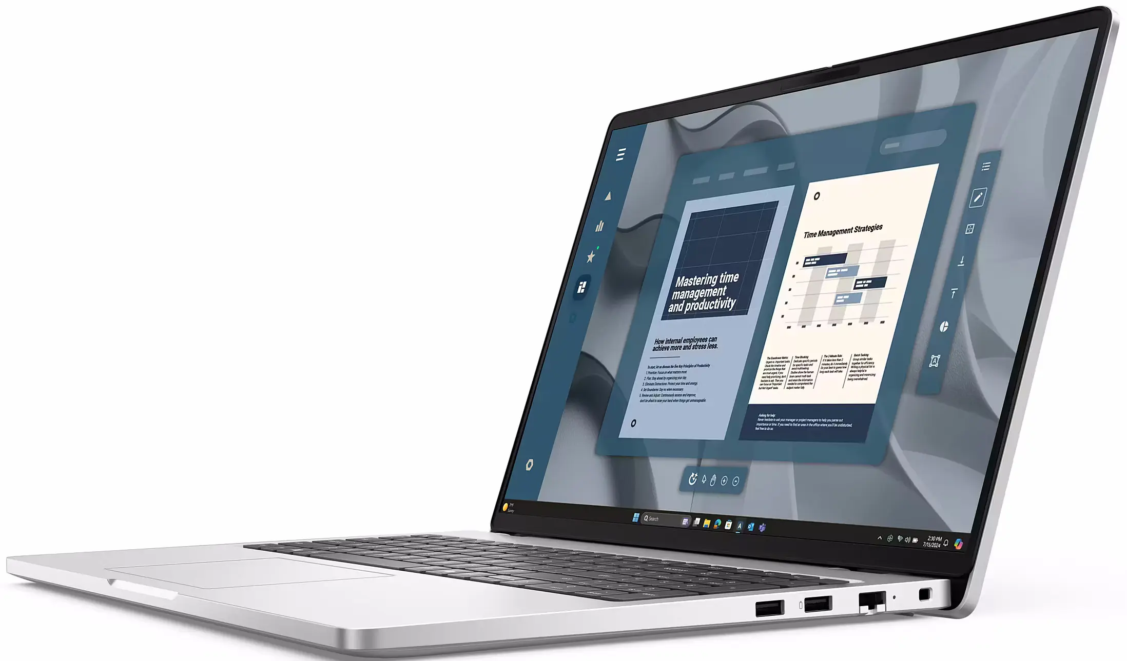Laptop Dell Pro 16 PC16255 Ryzen AI 7 PRO 350 32GB/512GB Win11Pro (Silver) - 2