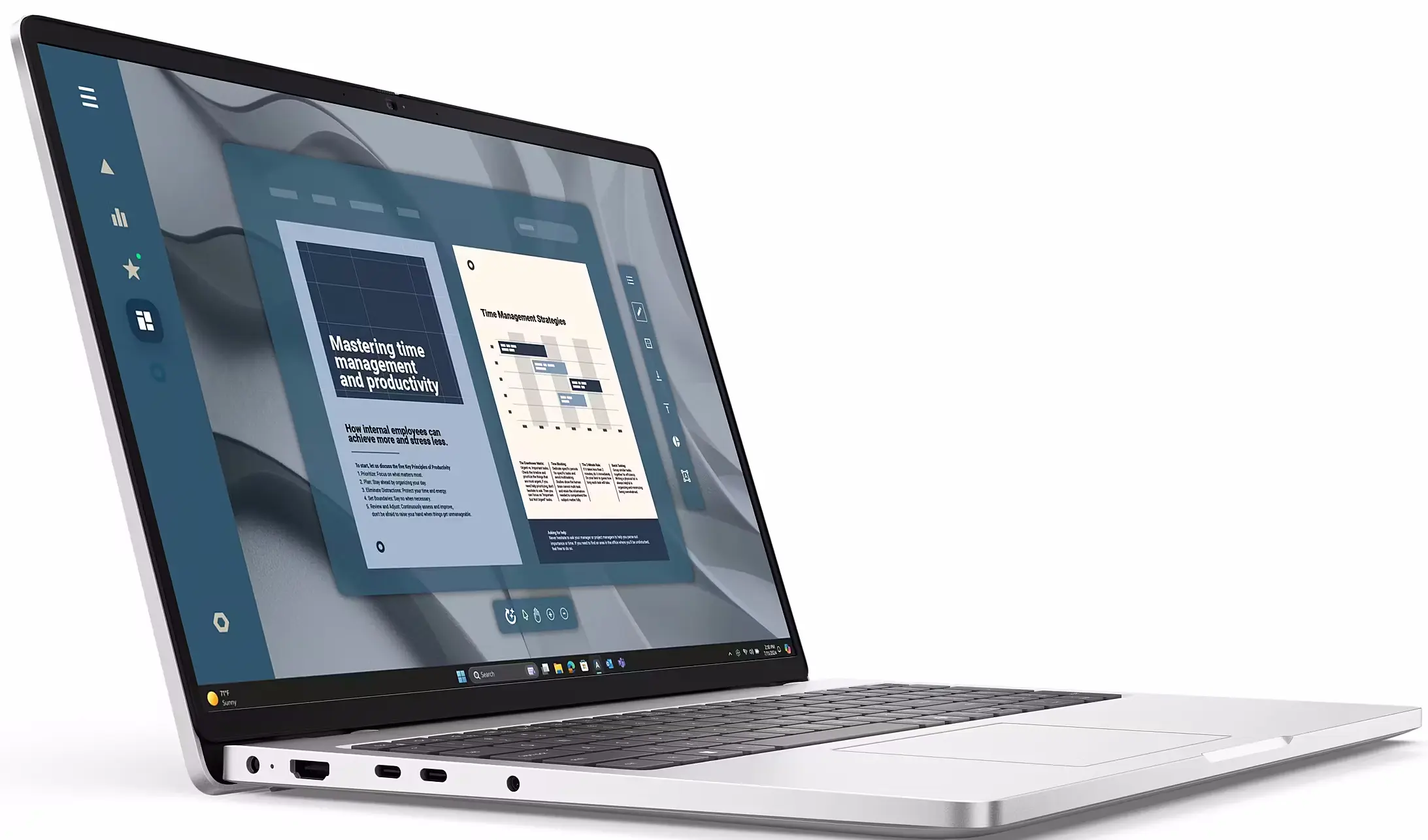 Laptop Dell Pro 16 PC16255 Ryzen AI 7 PRO 350 32GB/512GB Win11Pro (Silver) - 3
