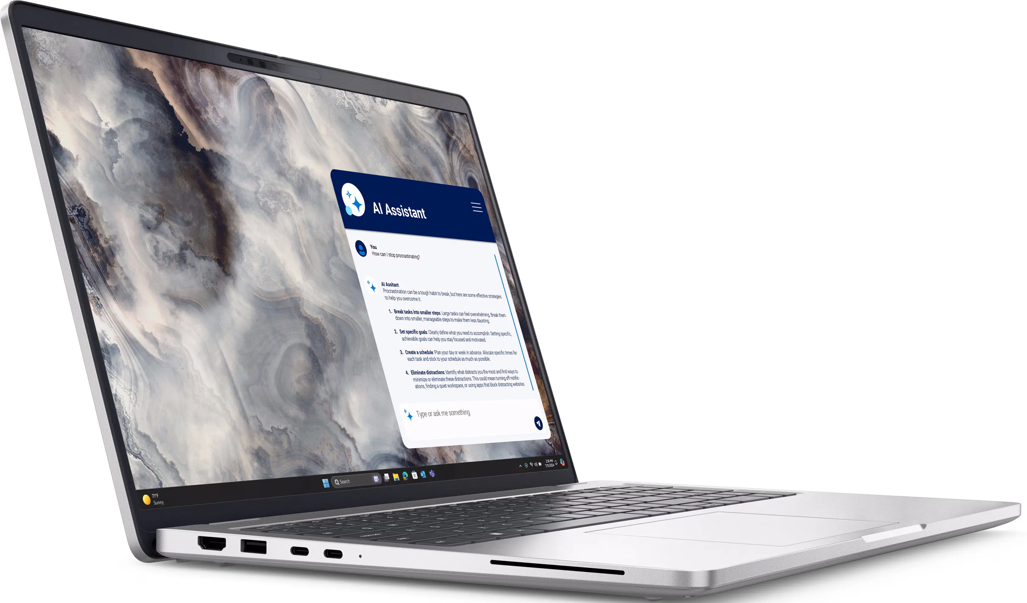 Laptop Dell Pro 16 Plus PB16250 Ultra 7 265U 32GB/1TB W11P (Silver)