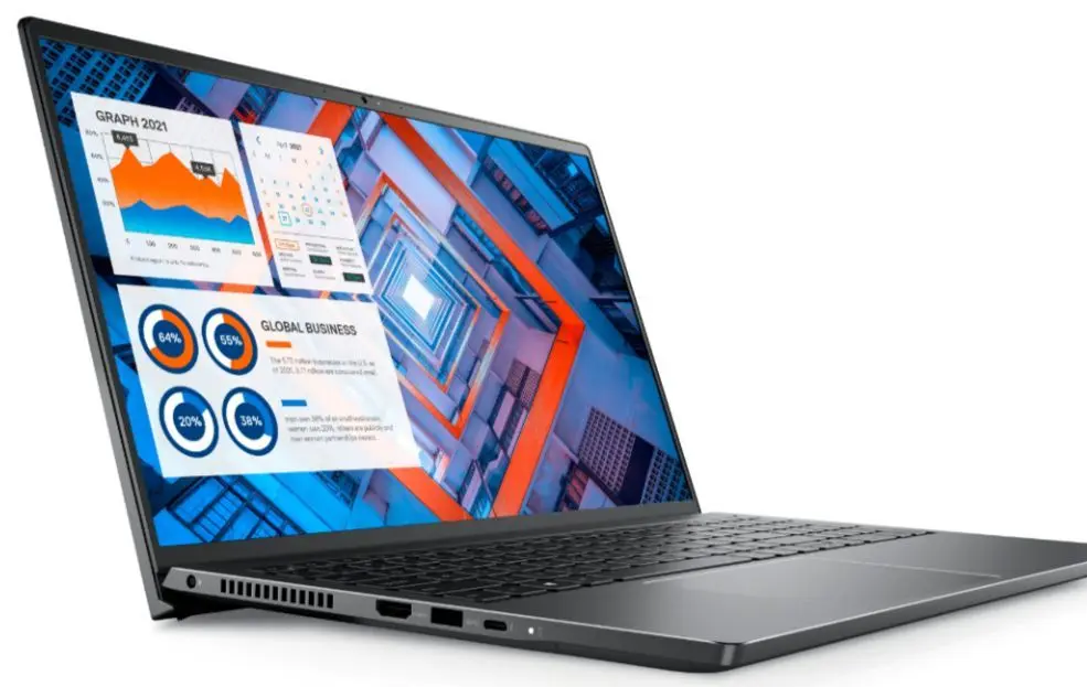 Laptop Dell Vostro 15 7510 Intel Core i5-11400H 16GB DDR4/512GB SSD (Grey) - 4