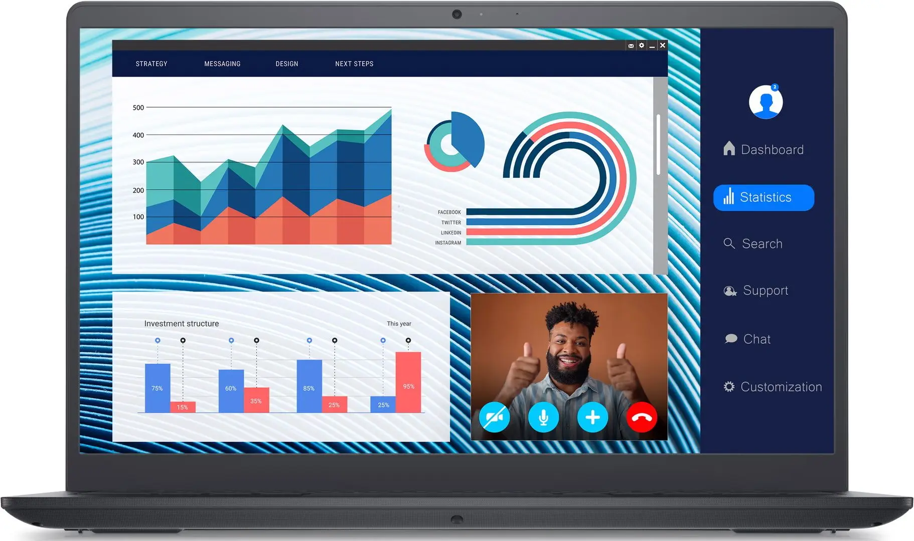 Ноутбук Dell Vostro 3420 Intel Core i5-1235U 8GB DDR4/512GB SSD MX550 (Carbon Black)