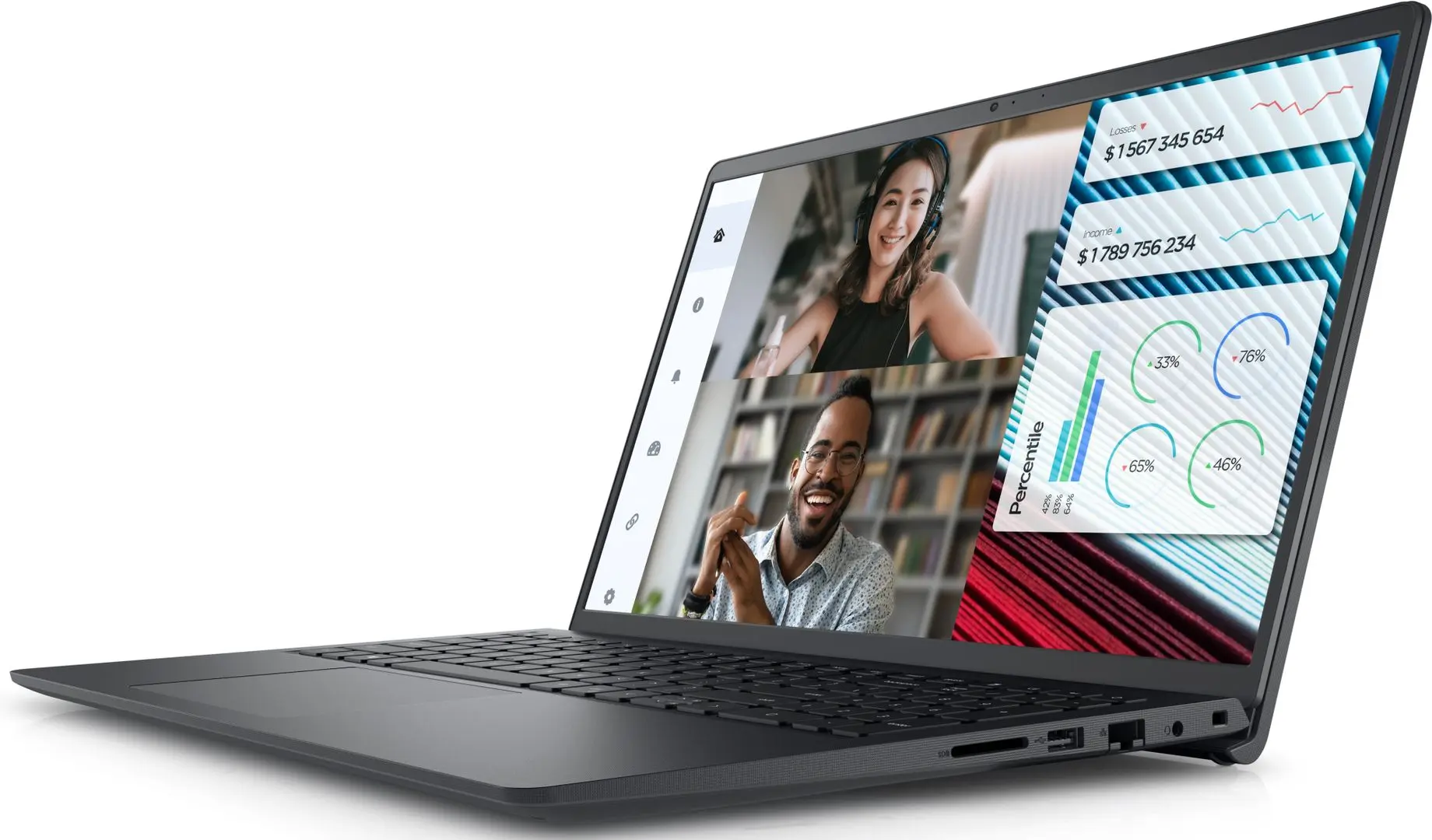 Laptop Dell Vostro 3520 Intel Core i7-1255U 16GB DDR4/512GB SSD (Carbon Black) - 4