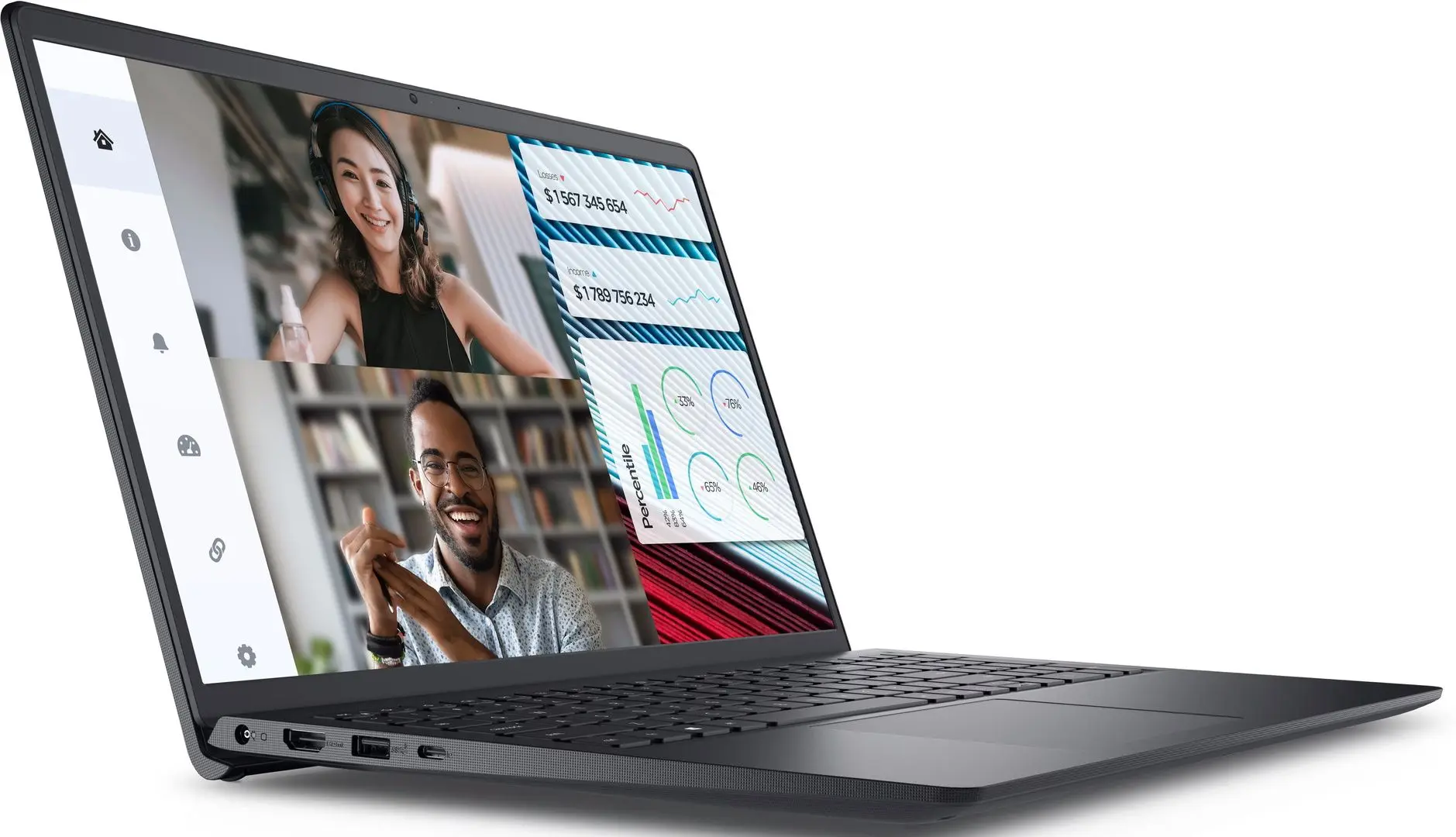 Laptop Dell Vostro 3520 Intel Core i7 1255U 16GB DDR4/512GB SSD (Carbon Black) - 7