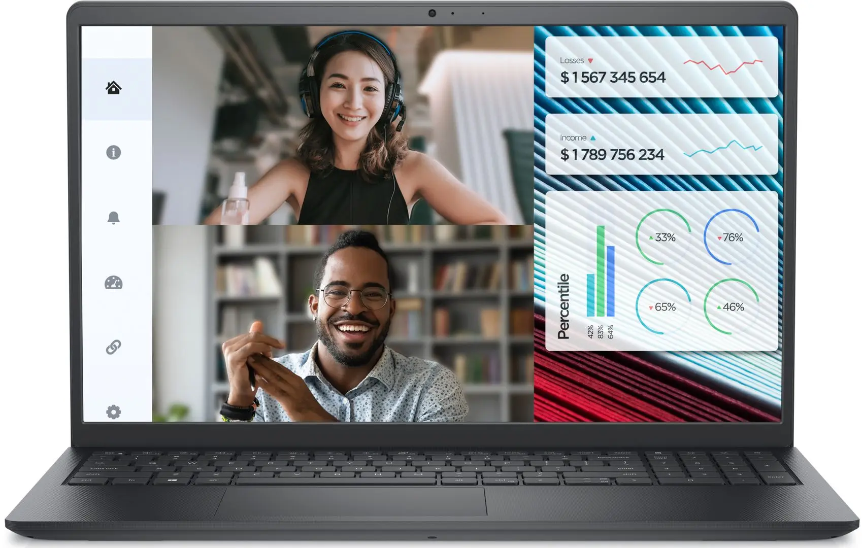 Laptop Dell Vostro 3520 Intel Core i7-1255U 16GB DDR4/512GB SSD (Carbon Black)