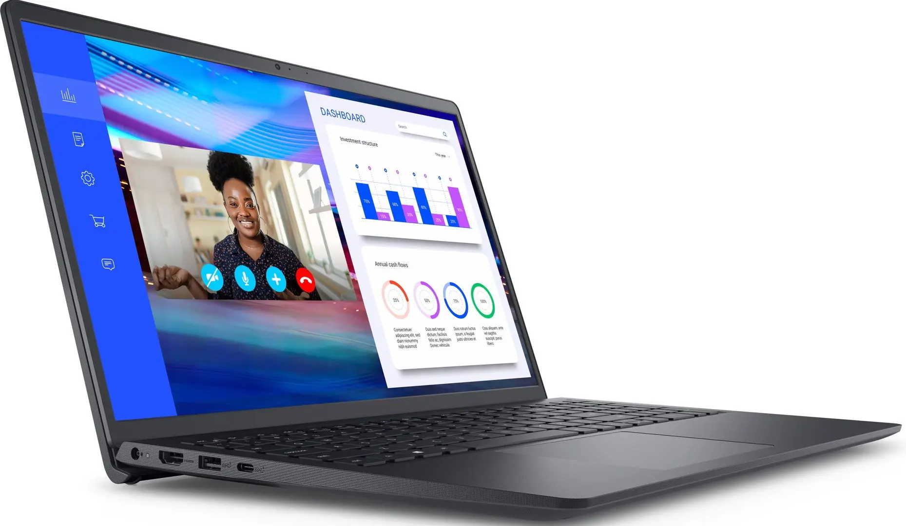 Ноутбук Dell Vostro 3525 AMD Ryzen 5 5625U 8GB DDR4/256GB SSD W11P (Titan Grey) - 2