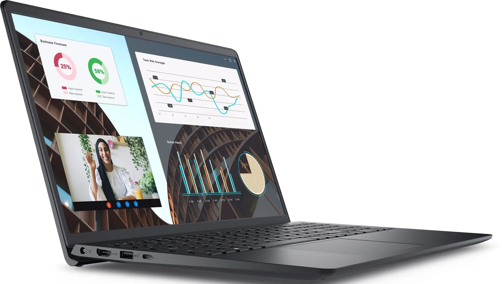 Laptop Dell Vostro 3530 Intel Core i3-1305U 8GB DDR4/512GB SSD (Carbon Black)