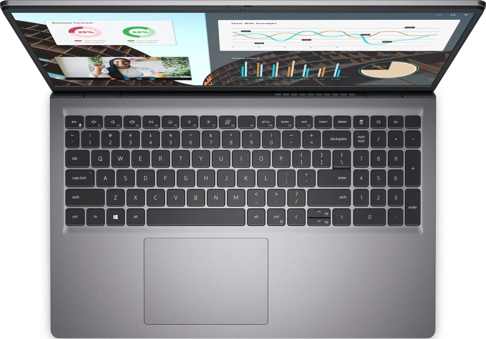 Laptop Dell Vostro 3530 Intel Core i5-1334U 2x8GB DDR4/512GB SSD Linux (Carbon Black)