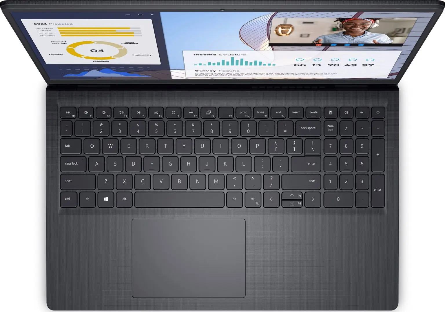 Ноутбук Dell Vostro 3535 AMD Ryzen 5 7530U 8GB DDR4/512GB SSD (Carbon Black) - 2