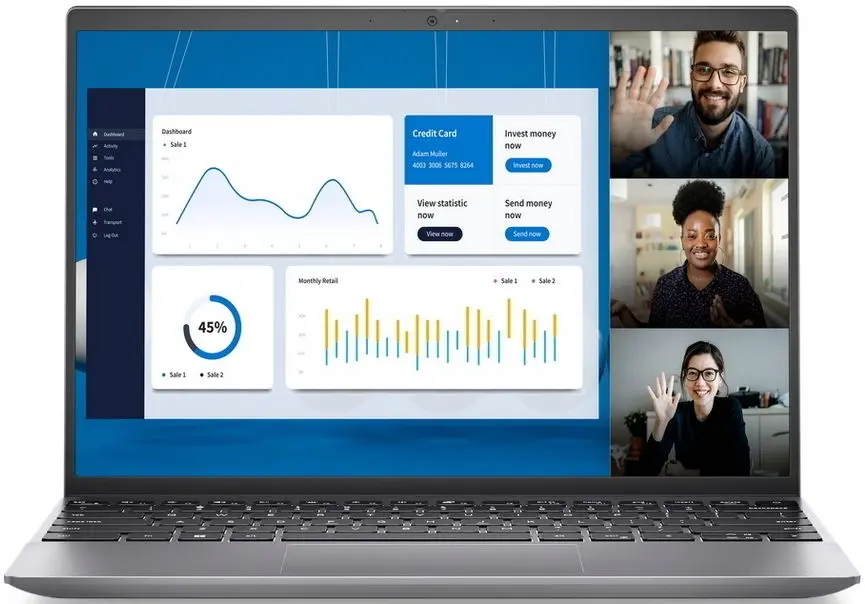 Laptop Dell Vostro 5320 Intel Core i5-1240P 16GB DDR4/512GB SSD (Titan Gray)