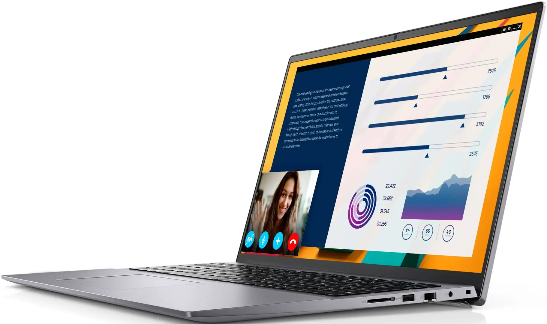 Laptop Dell Vostro 5620 Intel Core i7-1260P 16GB DDR4/256GB SSD W11Pro (Titan Gray) - 4