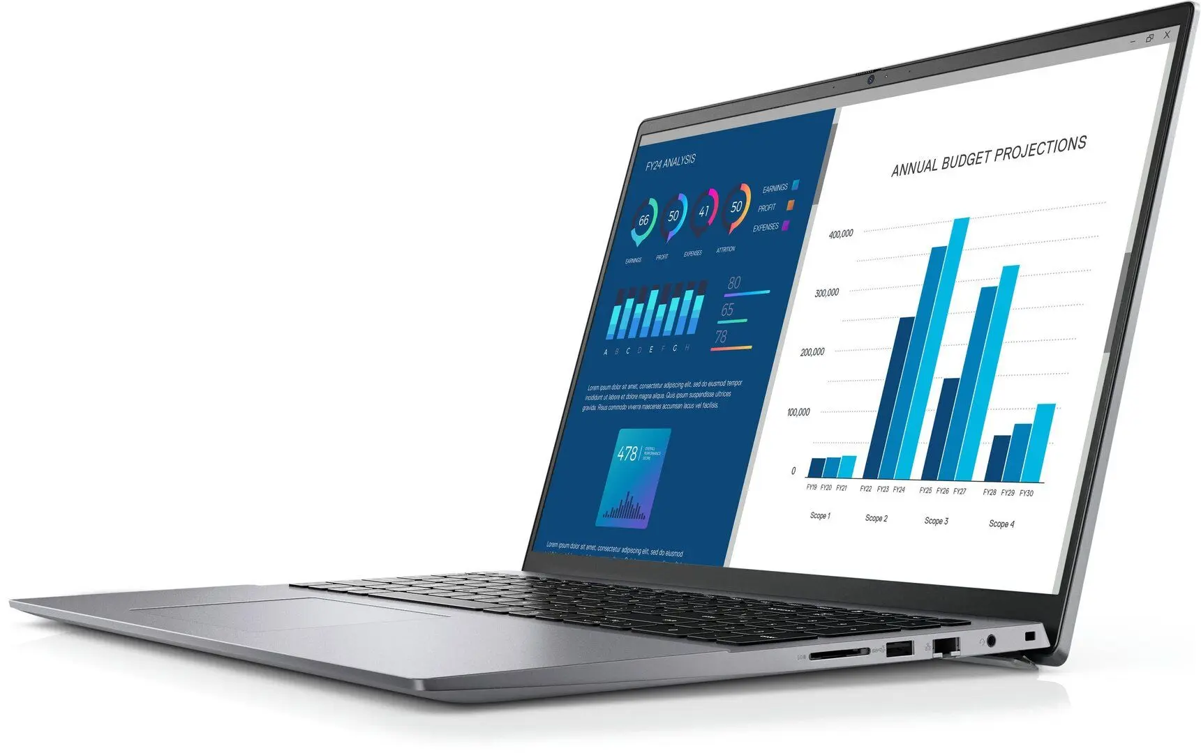 Laptop Dell Vostro 5630 Intel Core i7-1360P 16GB LPDDR5 /512GB SSD W11P (Titan Grey)