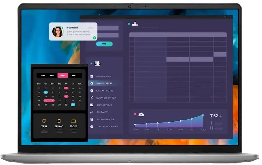 Laptop Dell Vostro 5640 Intel Core 5 120U 16GB DDR5/1TB SSD (Titanium Grey)