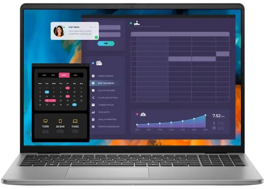 Laptop Dell Vostro 5640 Intel Core 5 120U 16GB DDR5/1TB SSD (Titanium Grey)