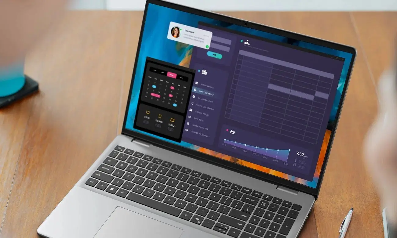 Laptop Dell Vostro 5640 Intel Core 7 150U 2x8GB DDR5/512GB SSD W11P (Titan Grey) - 5