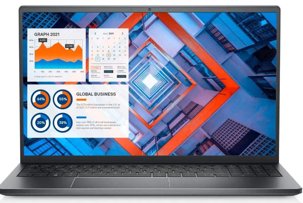 Ноутбук Dell Vostro 7510 Intel Core  i7-11800H 16GB DDR4/1TB SSD (Black)