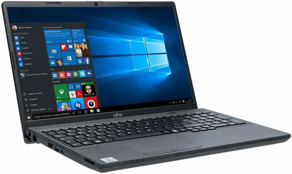 Laptop Fujitsu Lifebook A3510 Intel Core i3-1005G1 8GB DDR4/256GB SSD + FLT (Black) - 2