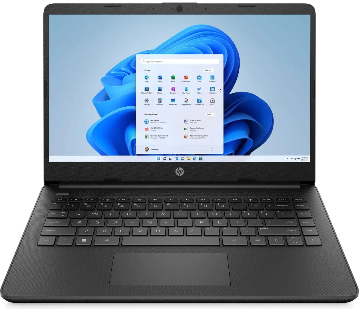 Laptop HP 14s-fq0024nq AMD Athlon 3050U 4GB DDR4/128GB SSD (Black)