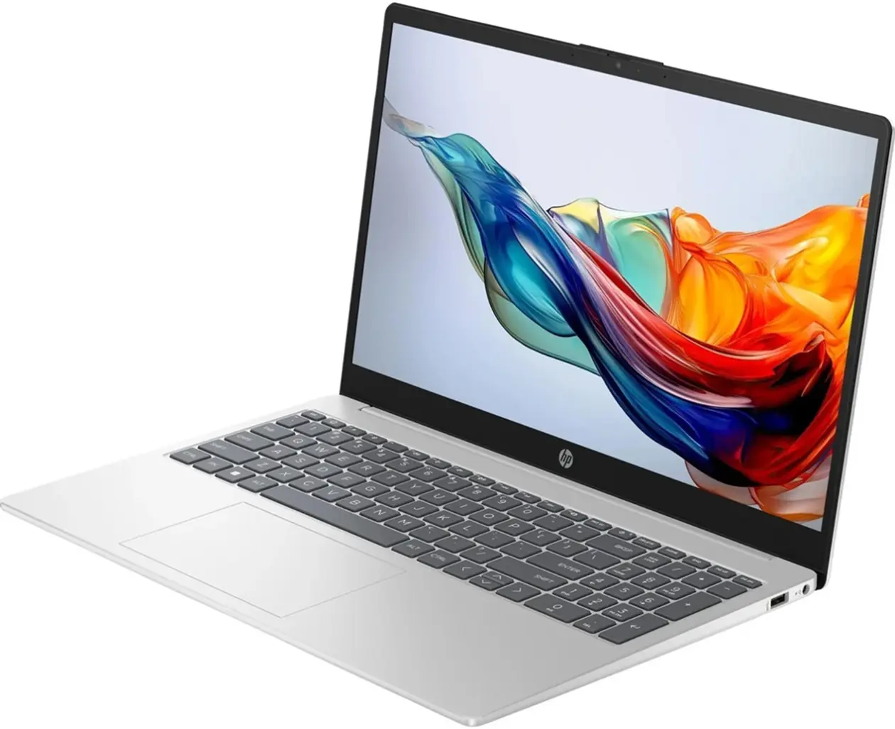 Ноутбук HP 15-fc0198ci AMD Ryzen 5 7430U 16GB DDR4/512GB (Natural Silver) - 2