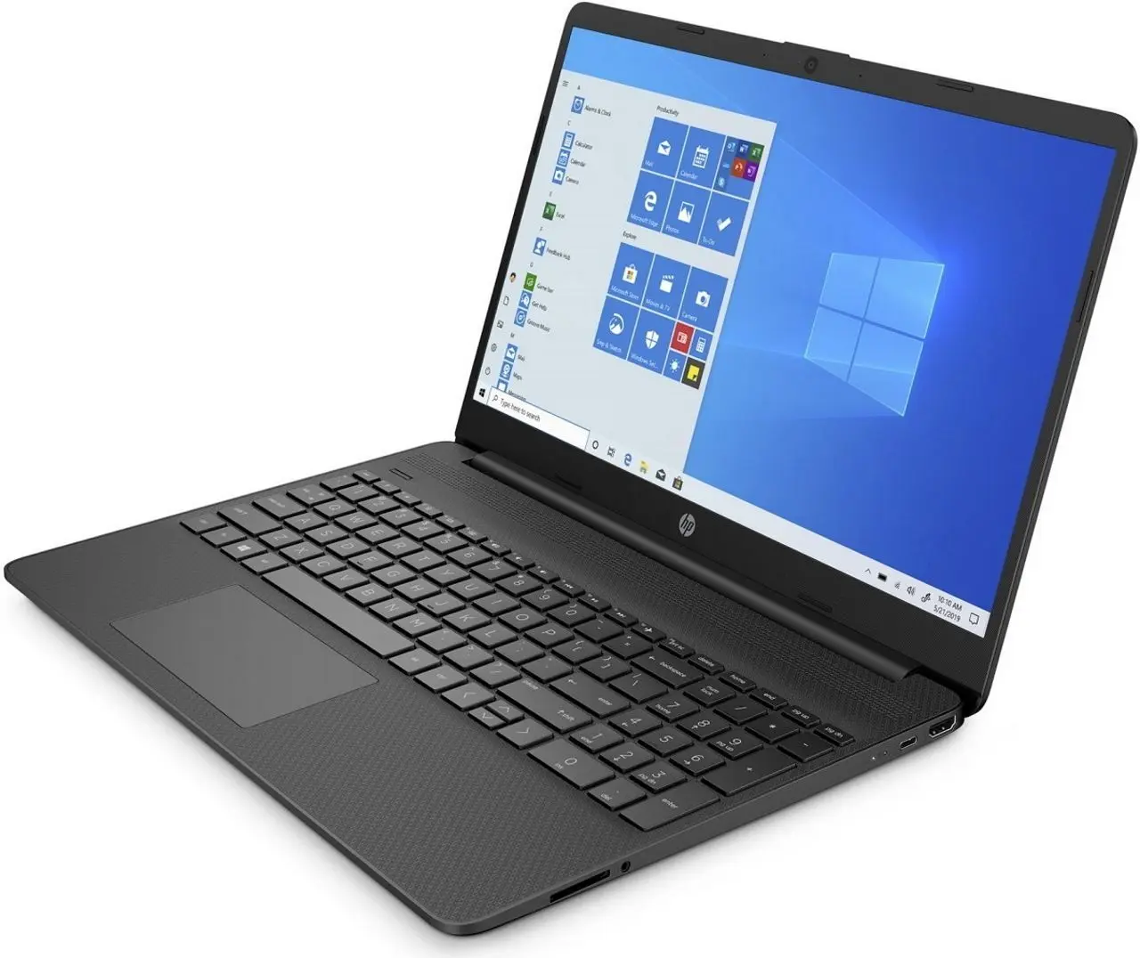 Ноутбук HP 15s-eq3224nw AMD Ryzen 5 5625U 8GB DDR4/512GB SSD W11Home (Black) - 2