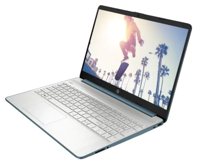 Laptop HP 15S-FQ3032NQ 5D601EA Intel Celeron N4500 8Gb DDR4/ 256Gb SSD Win 11 Home (Spruce Blue) - 5